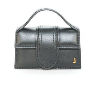 Jacquemus Black Bambino Mini Leather Bag